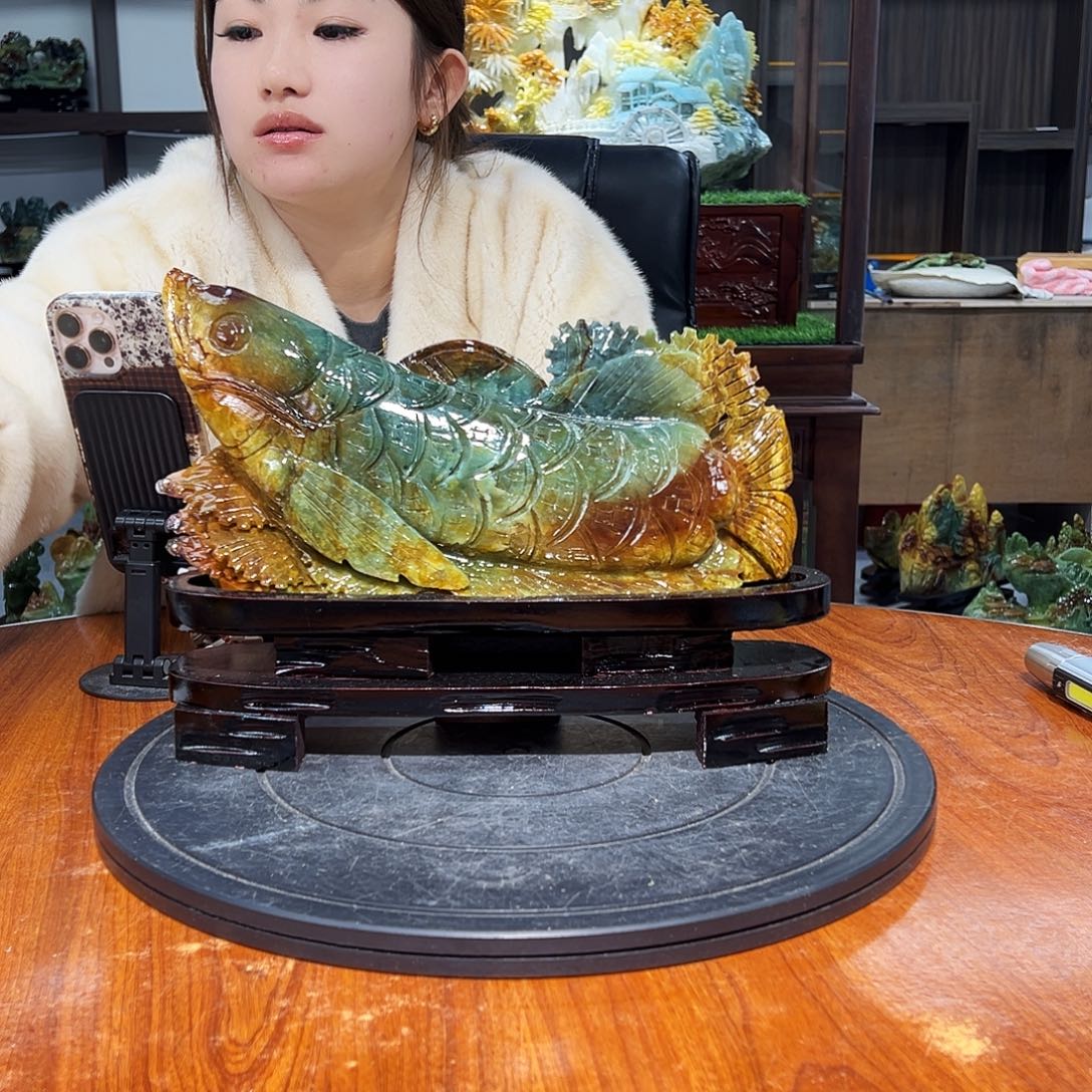 福***爸玉家居摆件家居摆件