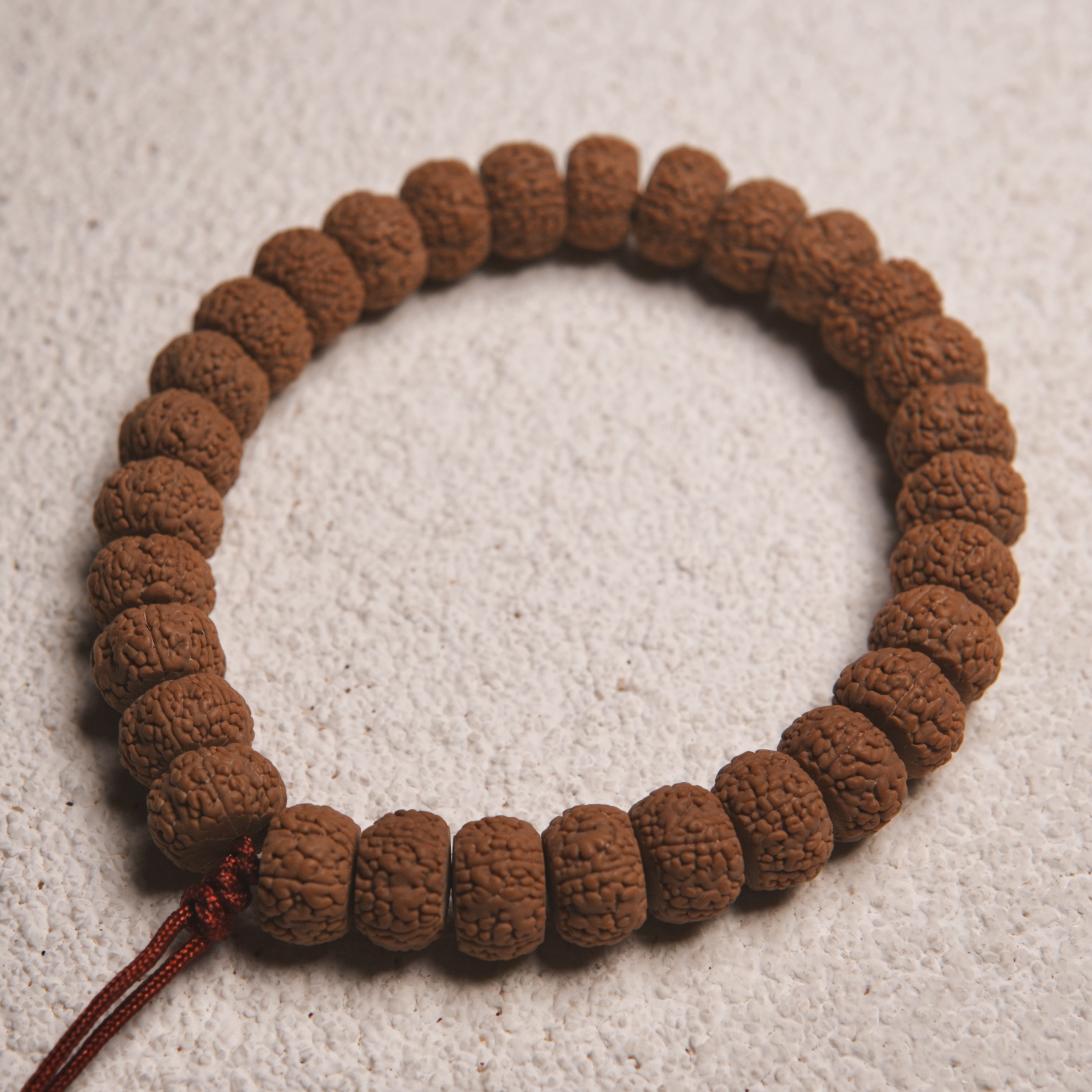 藏式龙鳞纹小金刚菩提籽手持手串