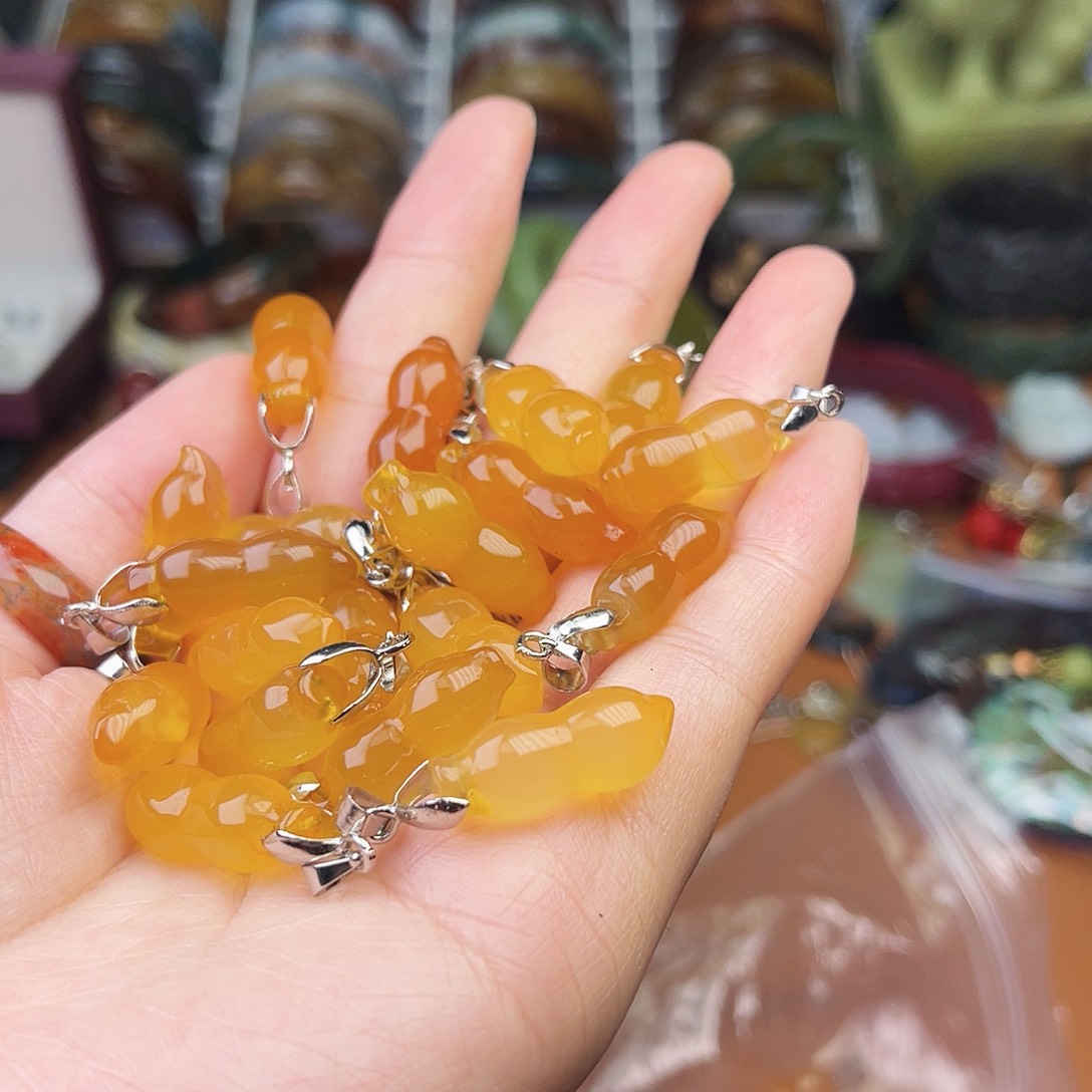 蛇纹石玉手链未镶嵌