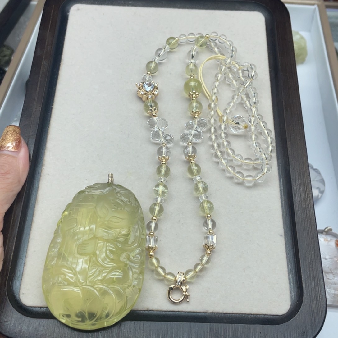 水晶吊坠(不含链)未镶嵌G****.