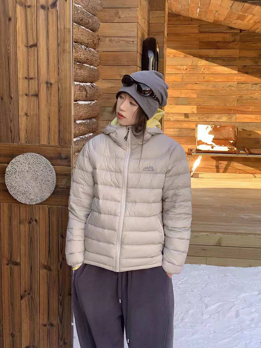 508大山印排骨棉服百搭宽松型连帽短款保暖常规外套Y