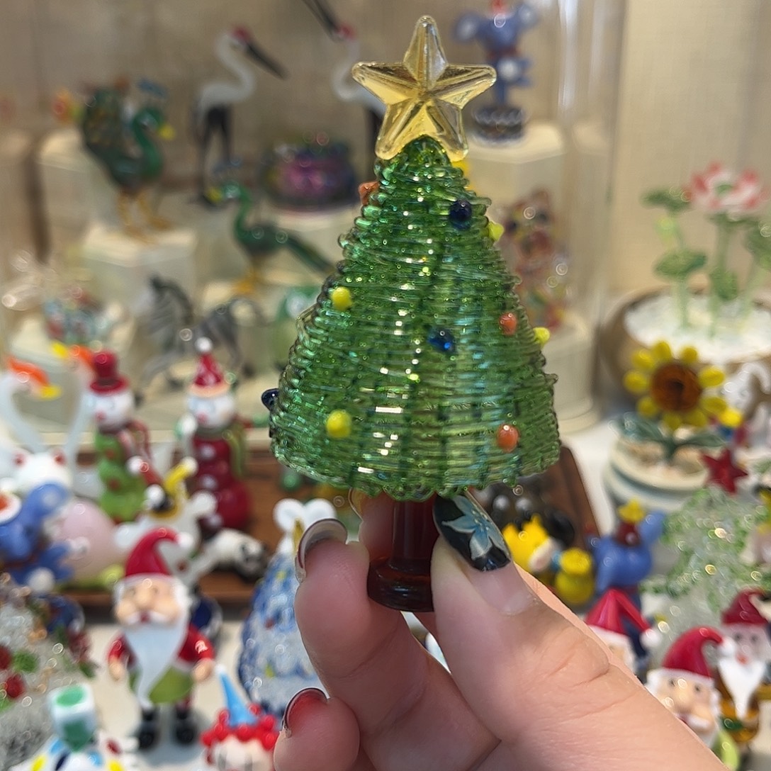 手工艺品琉璃缠丝圣诞树
