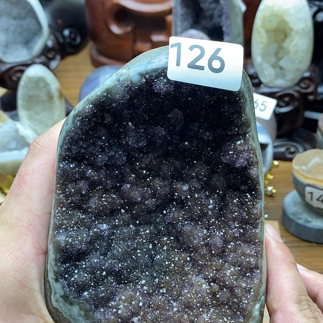 紫晶摆件未镶嵌摆件