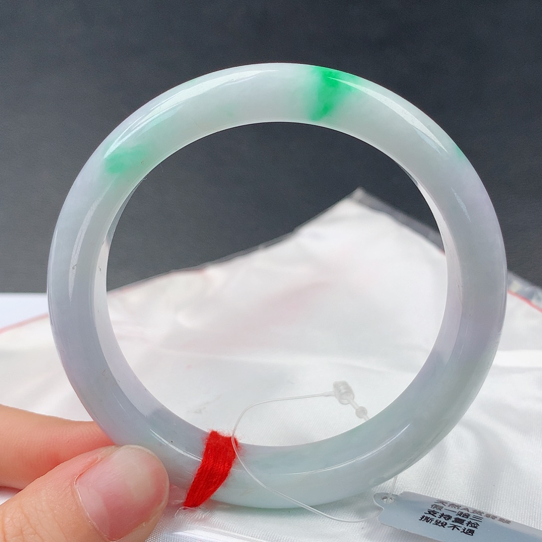 翡翠手镯未镶嵌86正58