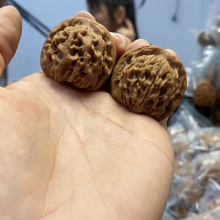 文玩核桃把件33.5天地油小众