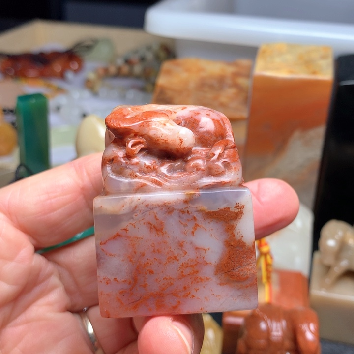 老挝石老挝石印章艺术小章