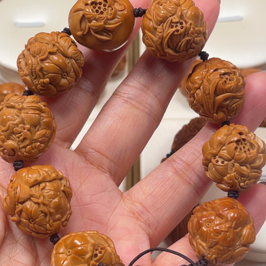 天***笑橄榄核手串/手链金玉满堂橄榄核手串