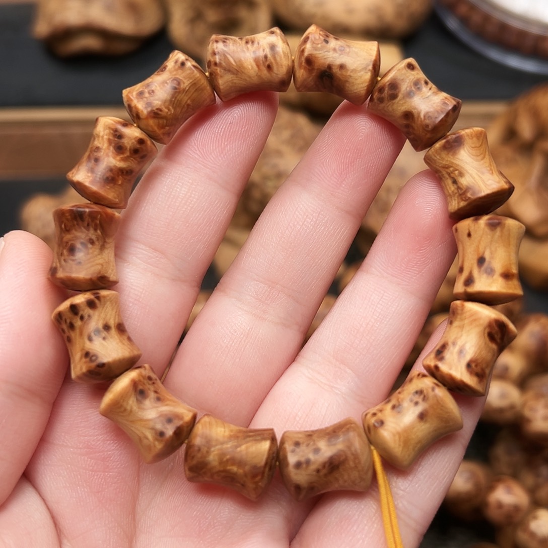 柏木（崖柏）手串/手链太行单面竹节11-15