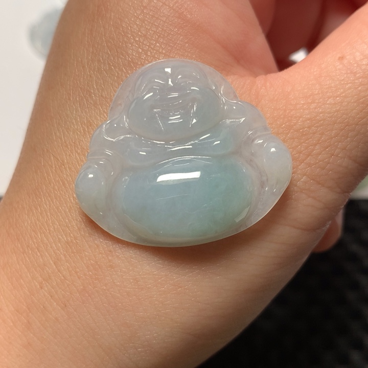 翡翠未镶嵌吊坠(不含链)佛公