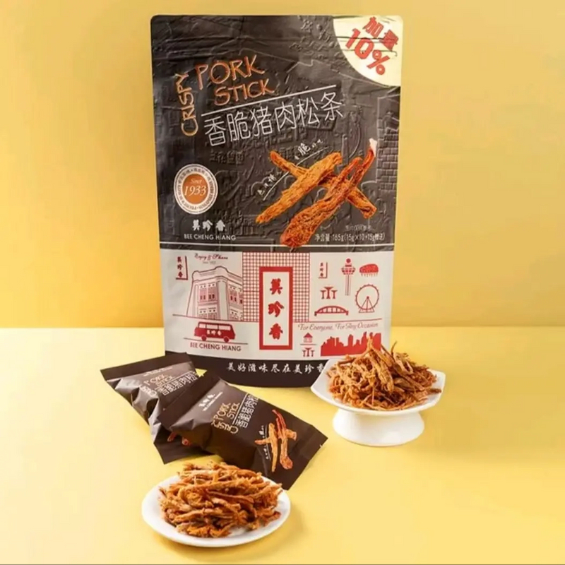 【会员商店】美珍香香脆猪肉松条（加量10%）165g休闲小零食【京东顺丰】