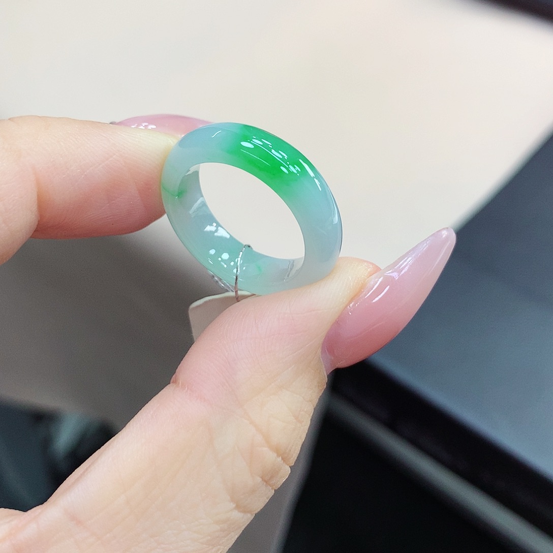 未镶嵌戒指翡翠15号