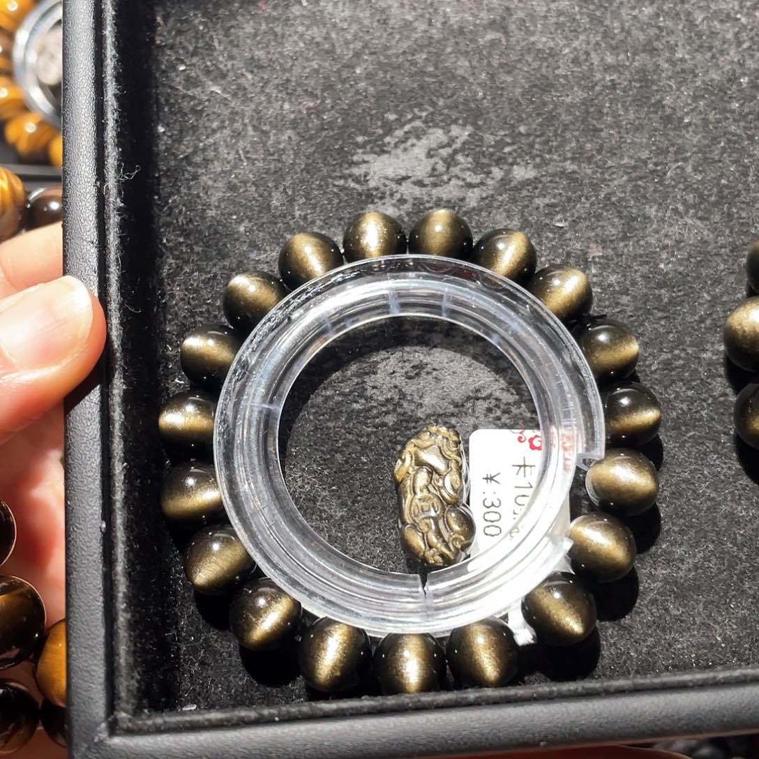 黑曜岩手链未镶嵌ʚ****