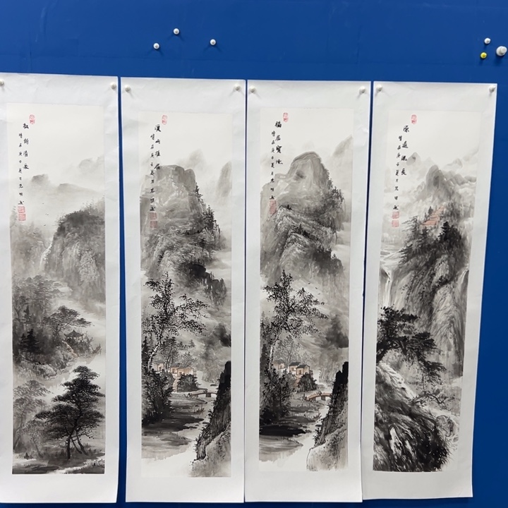 国画纯手绘作品国画宣纸