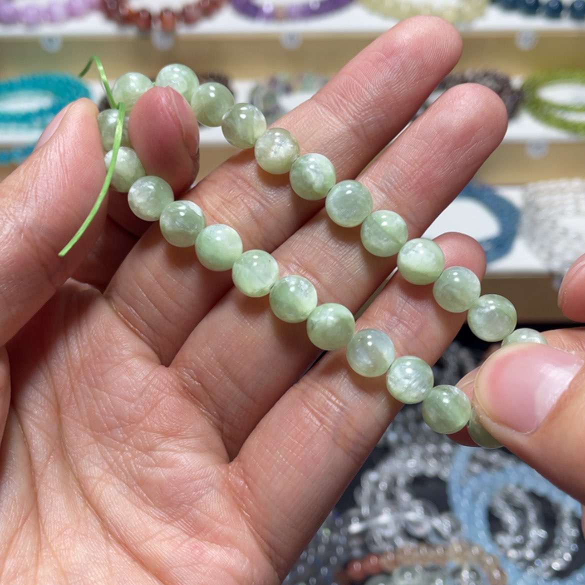 【闪购商品】水晶手链银S800镀金镶嵌美*