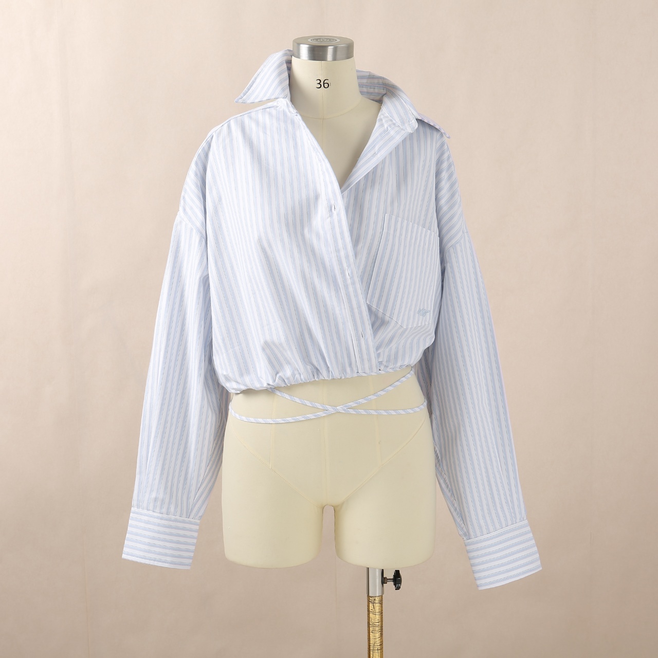 【3522】条纹衬衫衬衣上衣