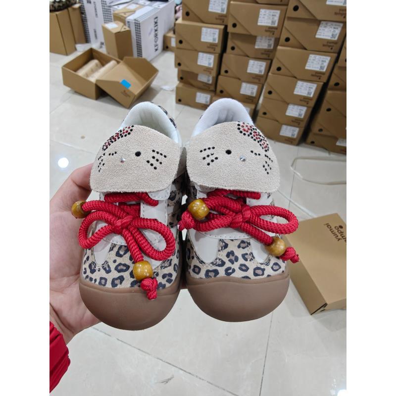 女童板鞋2026新款春季休闲运动条纹加绒女童鞋5DGES056