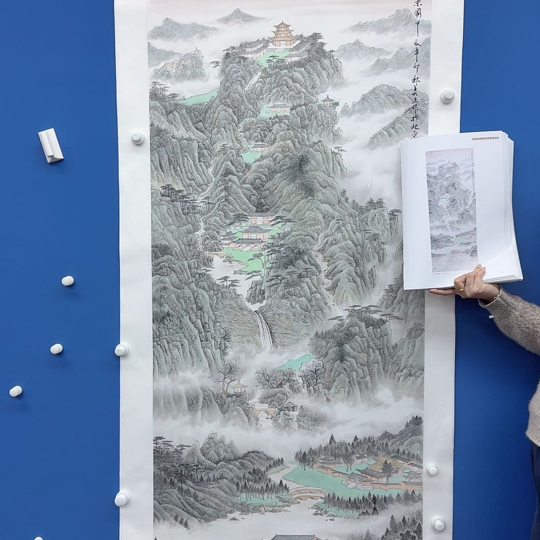 国画多次参加国内外大型