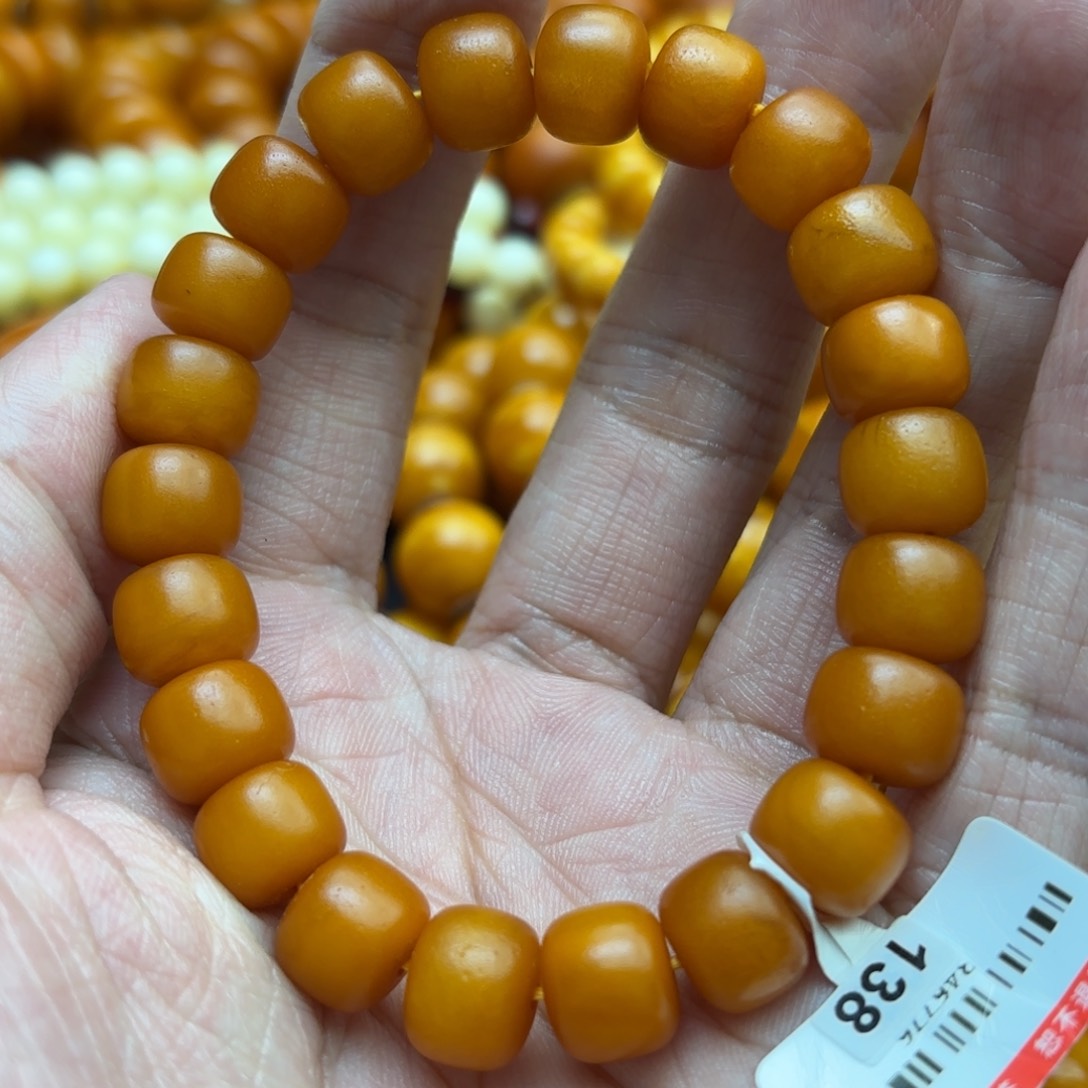 琥珀手链未镶嵌蜜蜡