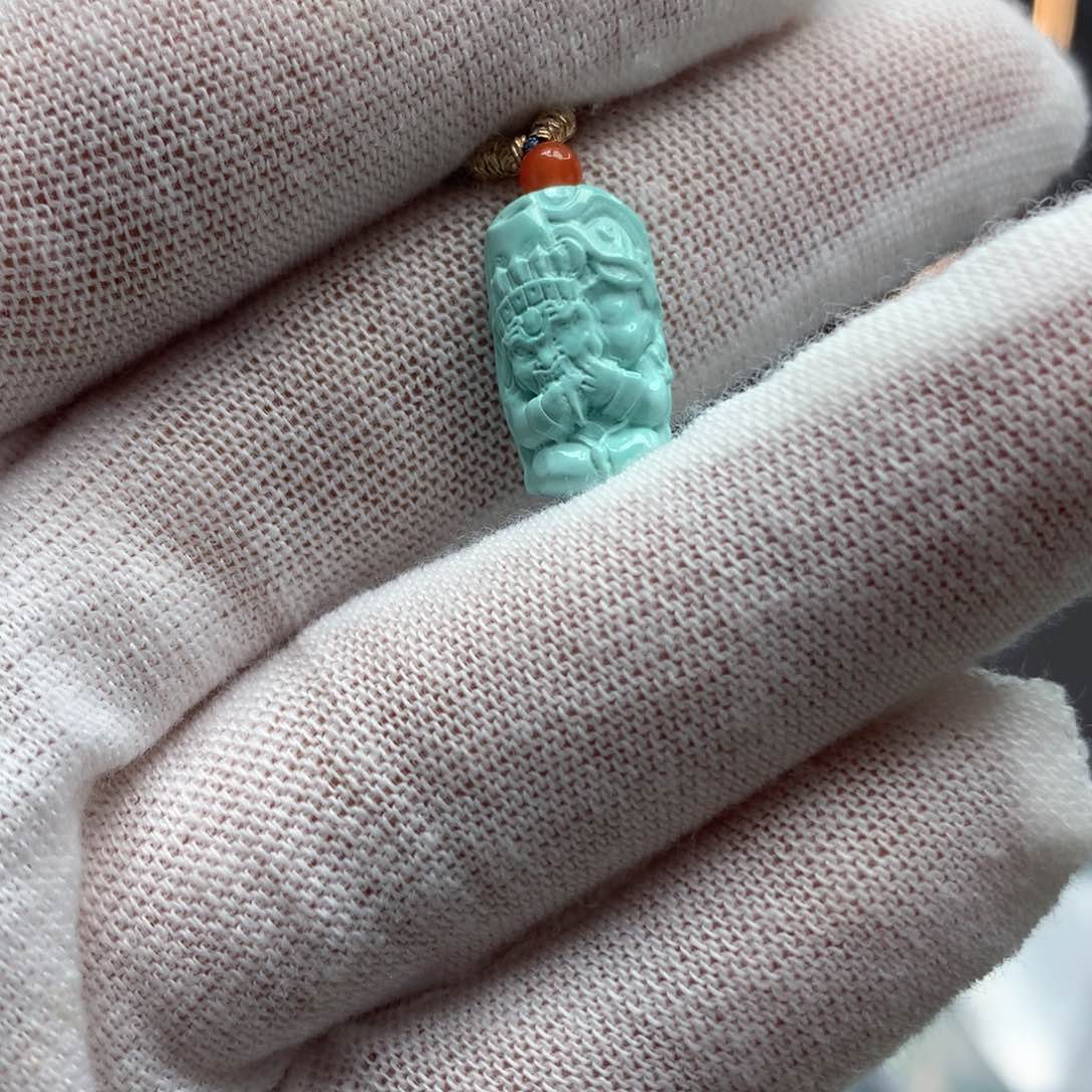 绿松石挂件未镶嵌