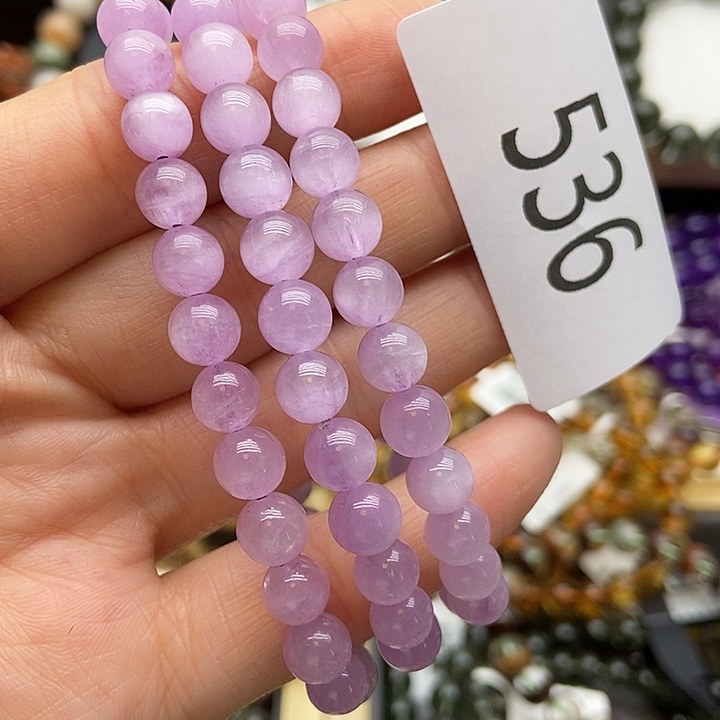 锂辉石手串未镶嵌手串