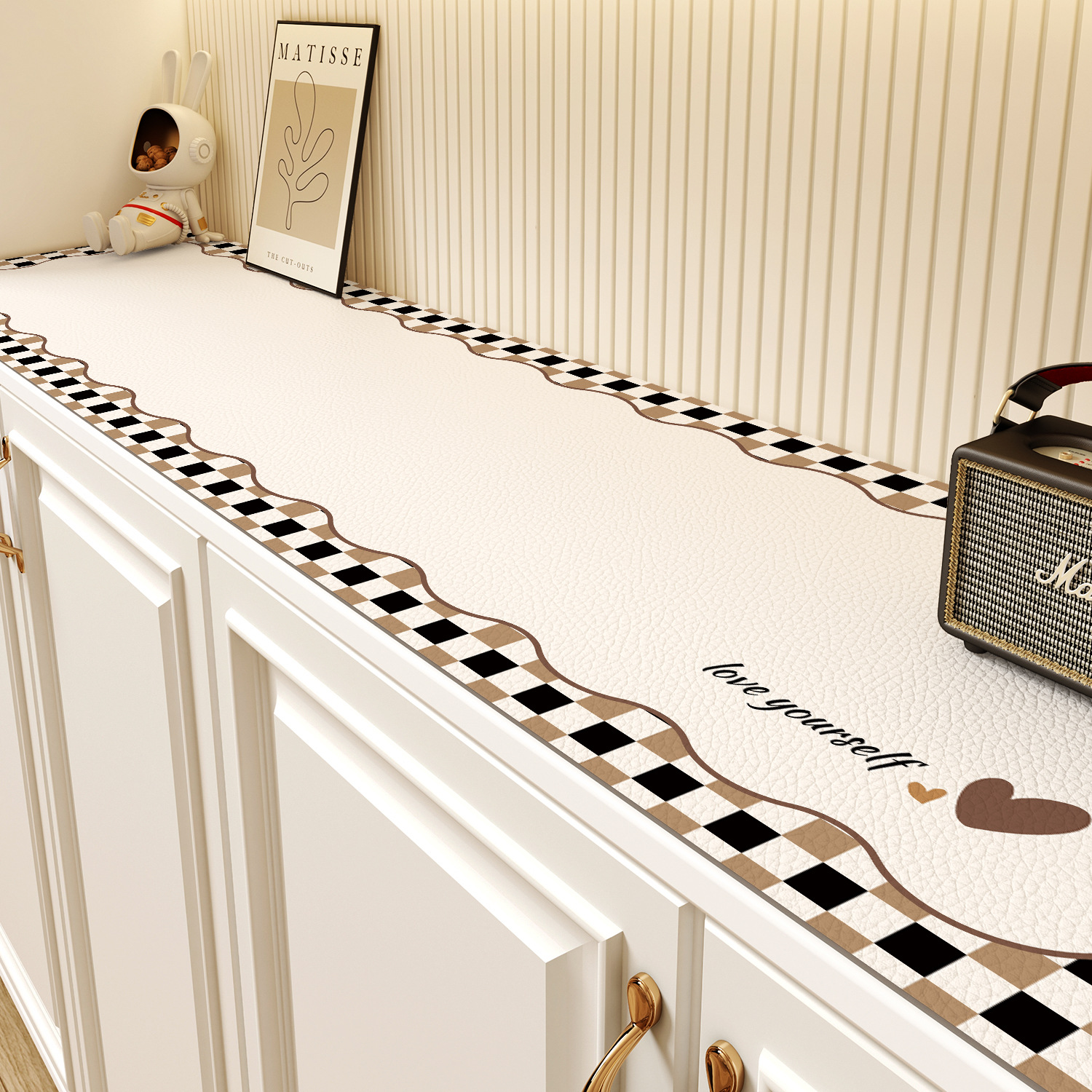 电视柜桌垫防水防油免洗桌布北欧玄关鞋柜餐边柜台面桌布保护垫