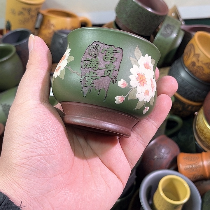 茶杯紫砂全手工紫砂主人杯