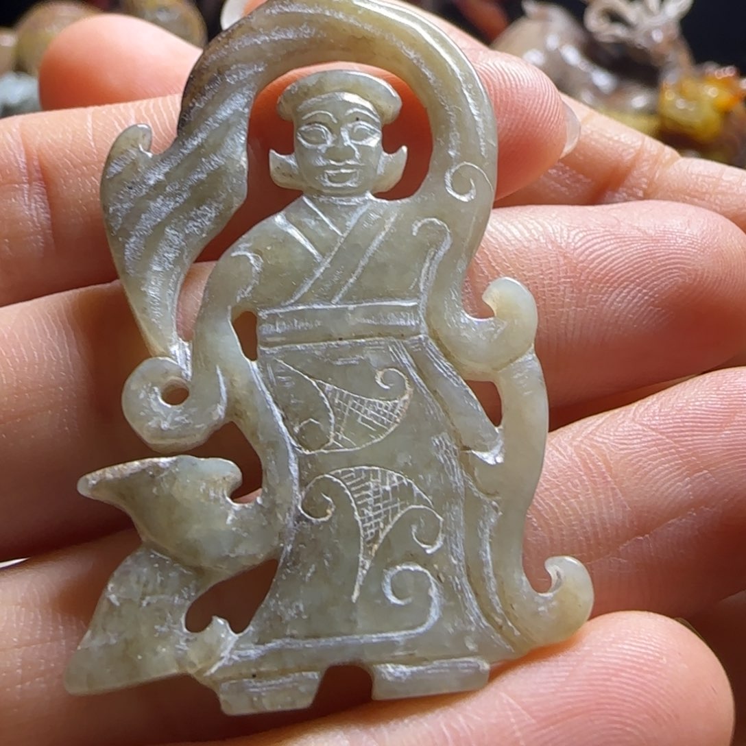 和田玉颈饰未镶嵌