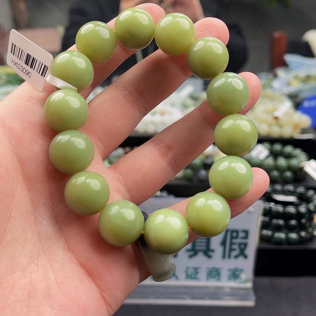 和田玉手串未镶嵌