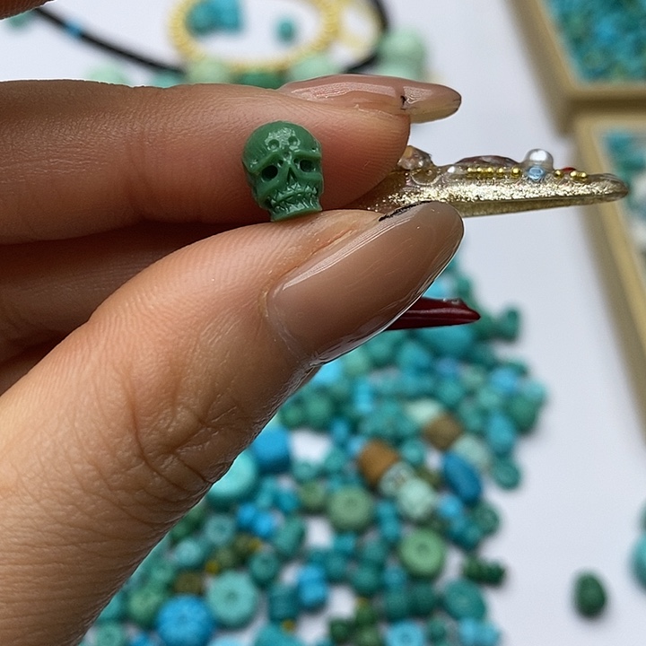 绿松石未镶嵌珠宝奇石