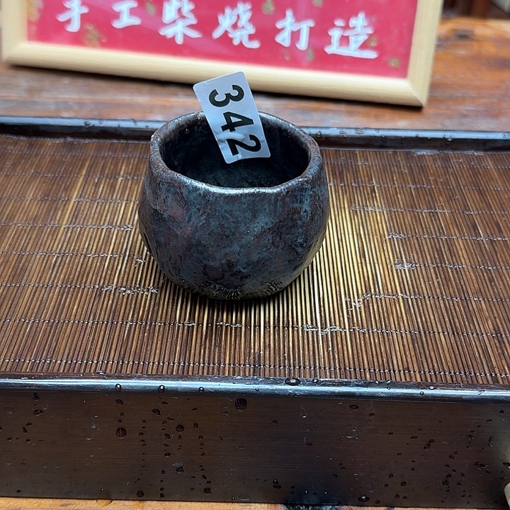 纯手工制作粗陶茶具