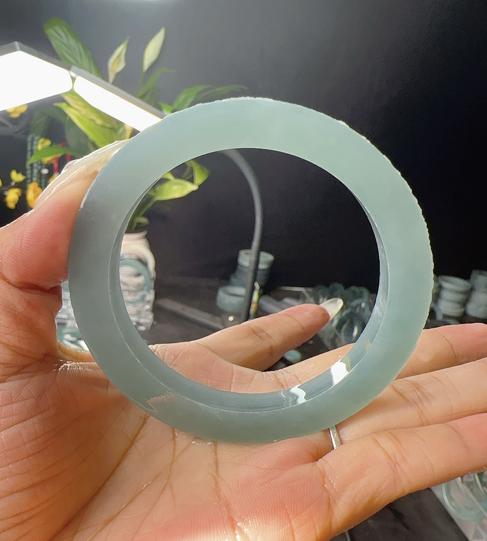 天然翡翠手镯定制美人镯胖圆镯专属链接