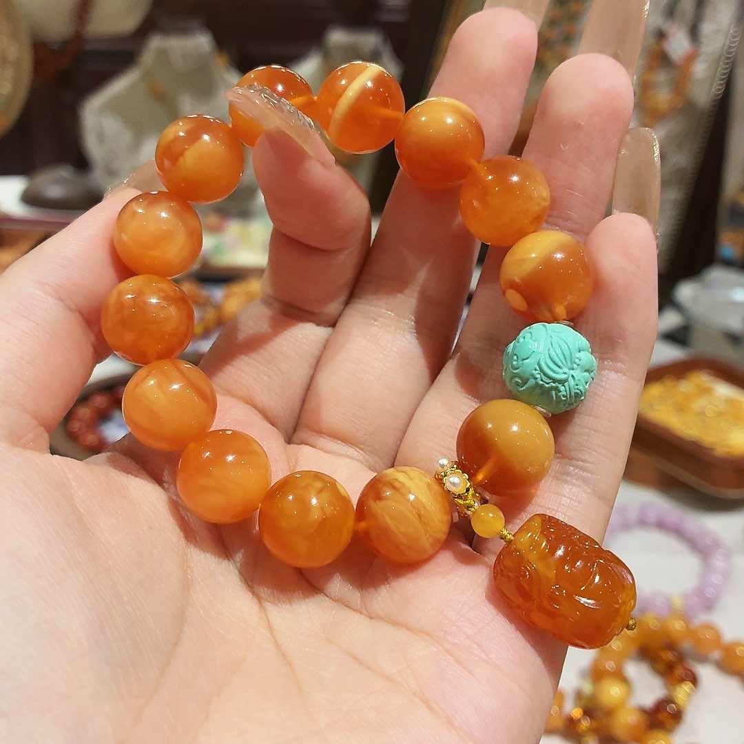 蜜蜡未镶嵌手链手串