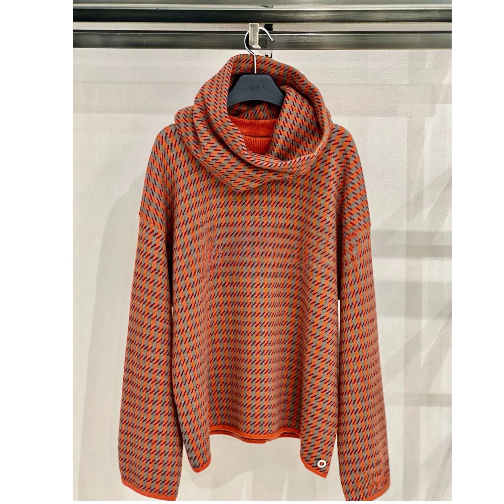 99新 Hermes/爱马仕 双双臻选/cf00276/爱马仕毛衣/34码