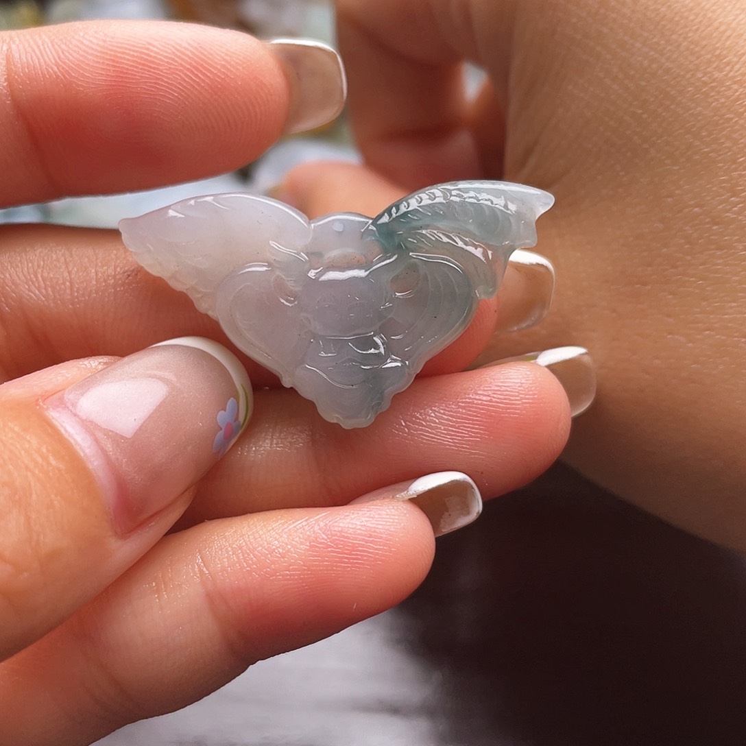 定制翡翠18K金镶嵌❤️****天然