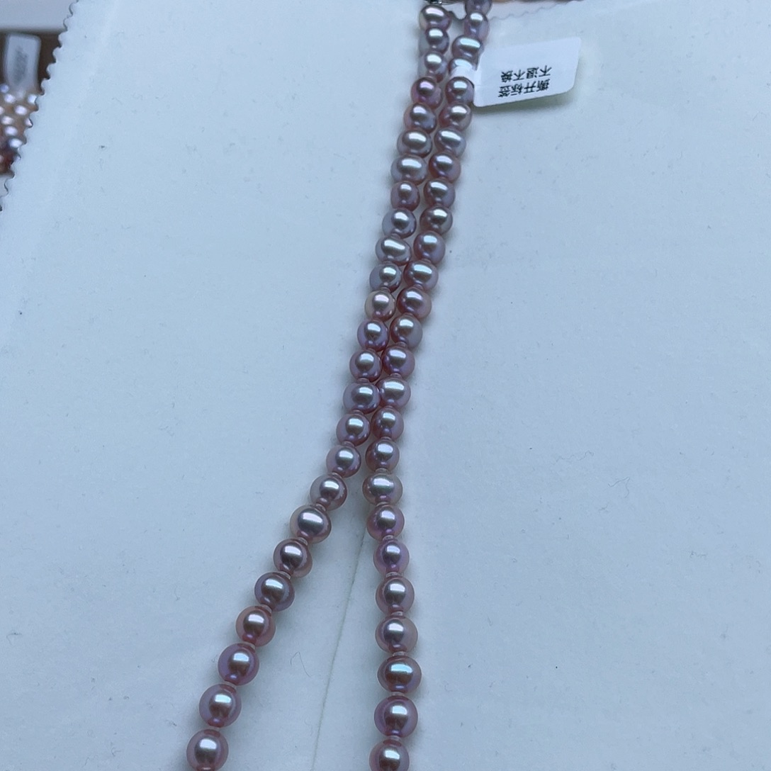 淡水珍珠颈饰银S925镶嵌