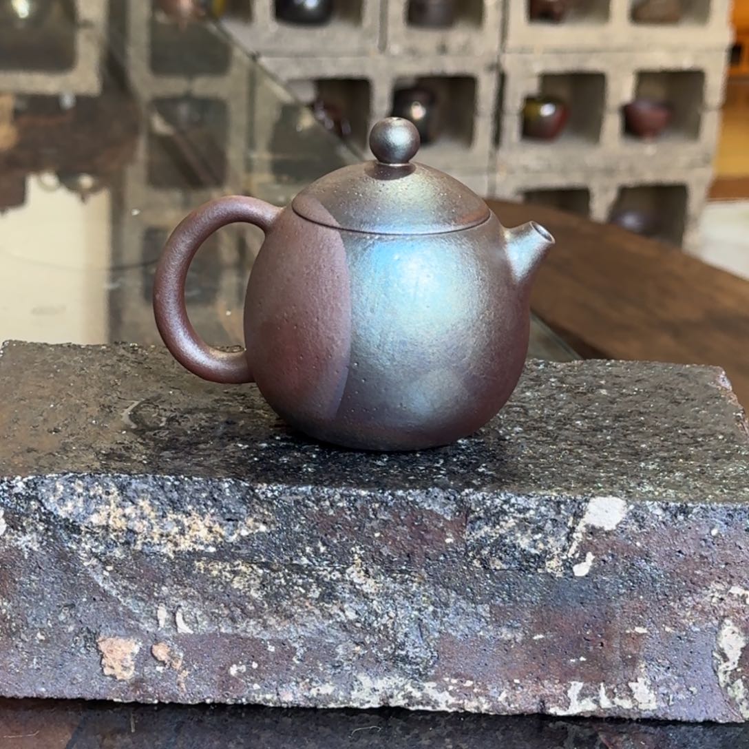 建水紫陶紫泥柴烧茶具