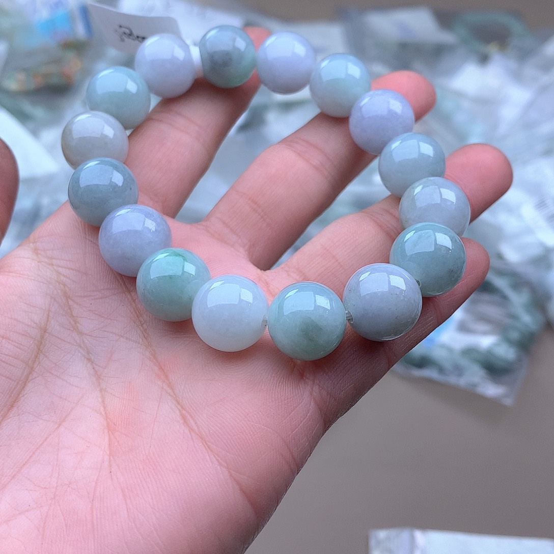 未镶嵌手串定制翡翠