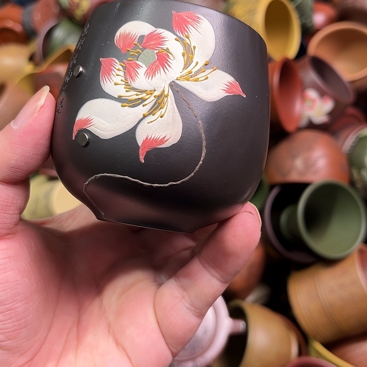 紫砂茶杯全手工紫砂主人杯