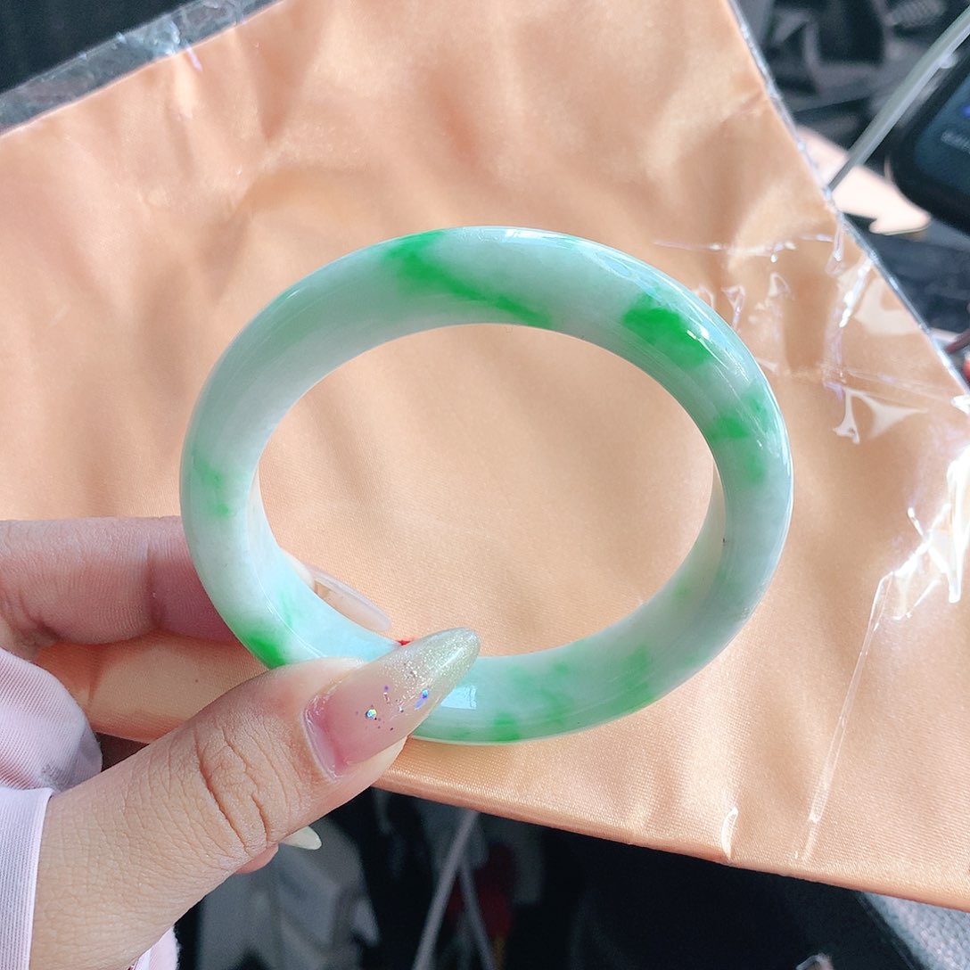 未镶嵌手镯翡翠57 天然缅甸a货翡翠2065