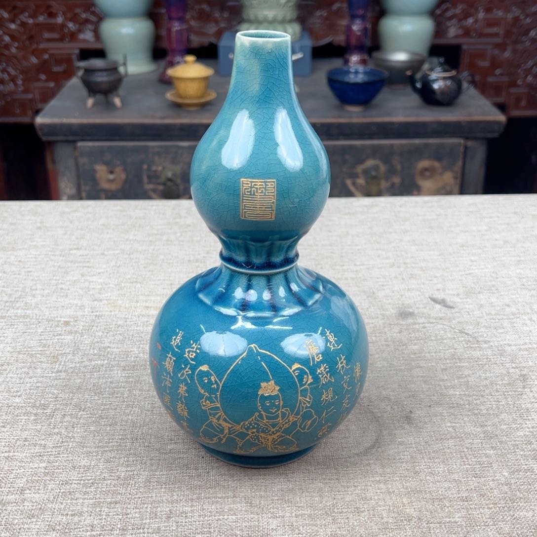 瓷片正能量陶瓷艺术品