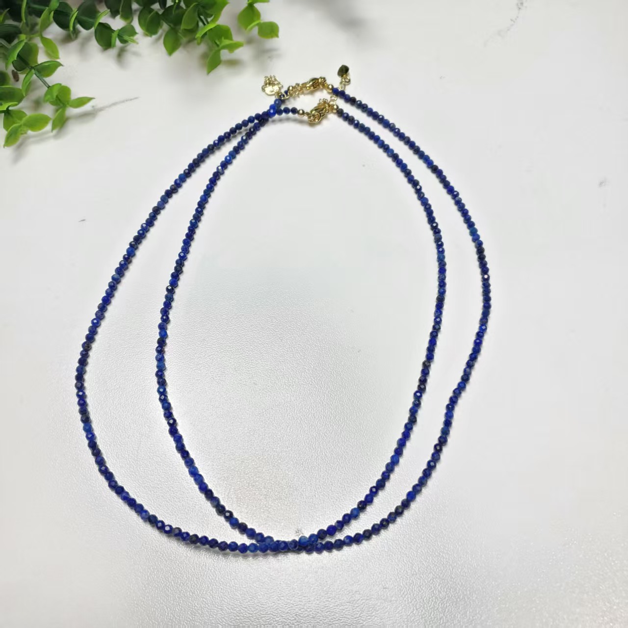 P206【赵小姐】青金石3MM小米数精致项链多样发其一