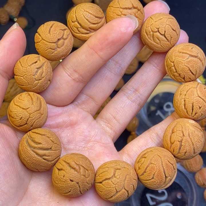 吊坠桃核秦岭龙纹桃核22