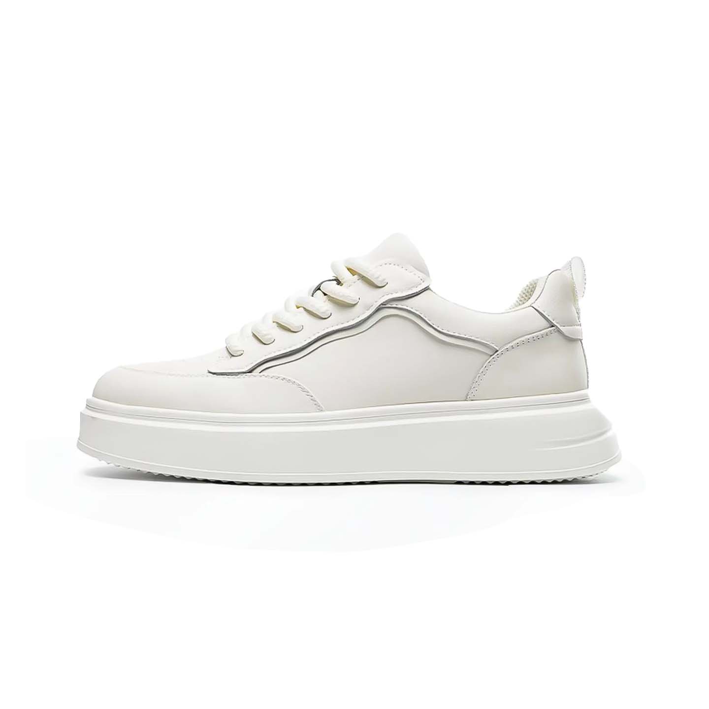 2025秋冬男士休闲鞋真皮增高男鞋厚底商务休闲板鞋