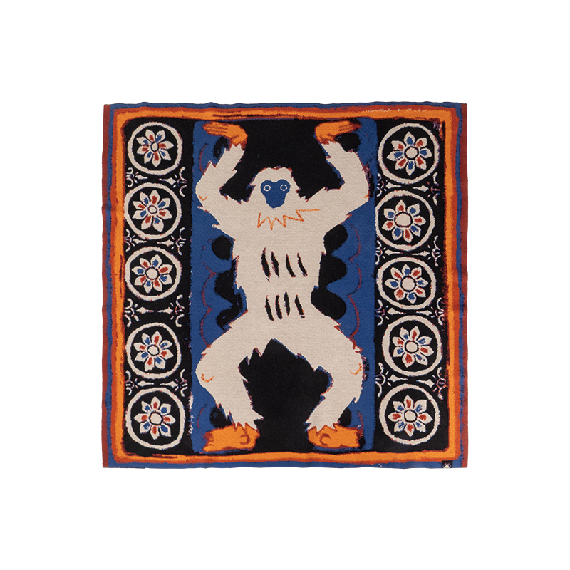 圣山2025秋冬阿里系列原创复古潮流民族风休闲垫布围裙壁画披肩