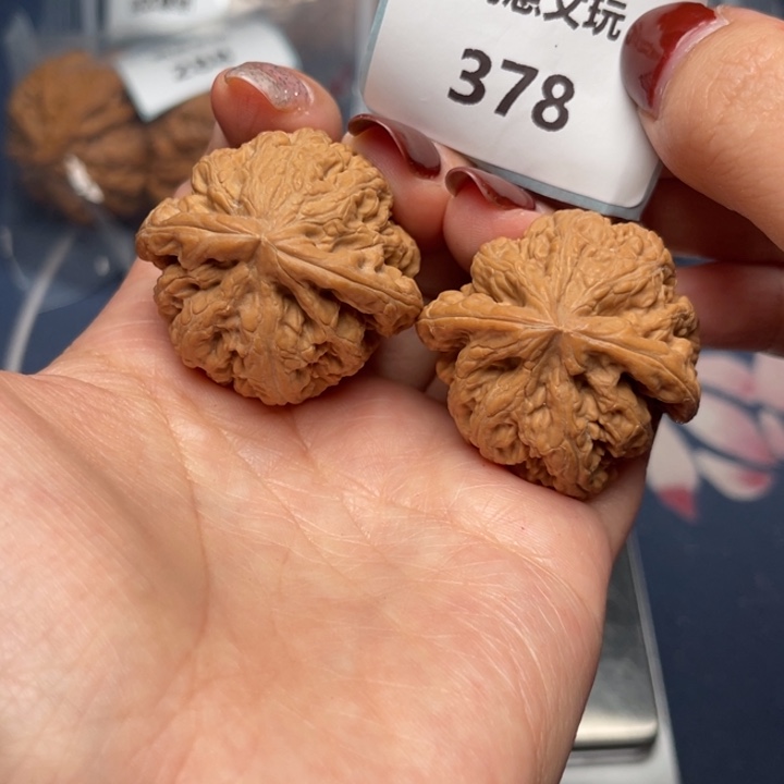 文玩核桃把件粗筋35.378