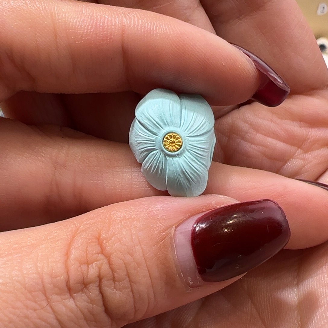 绿松石配件未镶嵌梅**秀配件