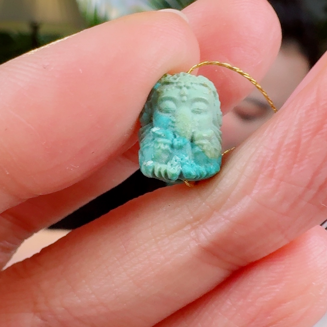 绿松石珠宝奇石未镶嵌