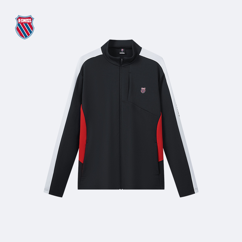 KSWISS盖世威男外套 24春季新款 休闲百搭潮流针织夹克 1010359