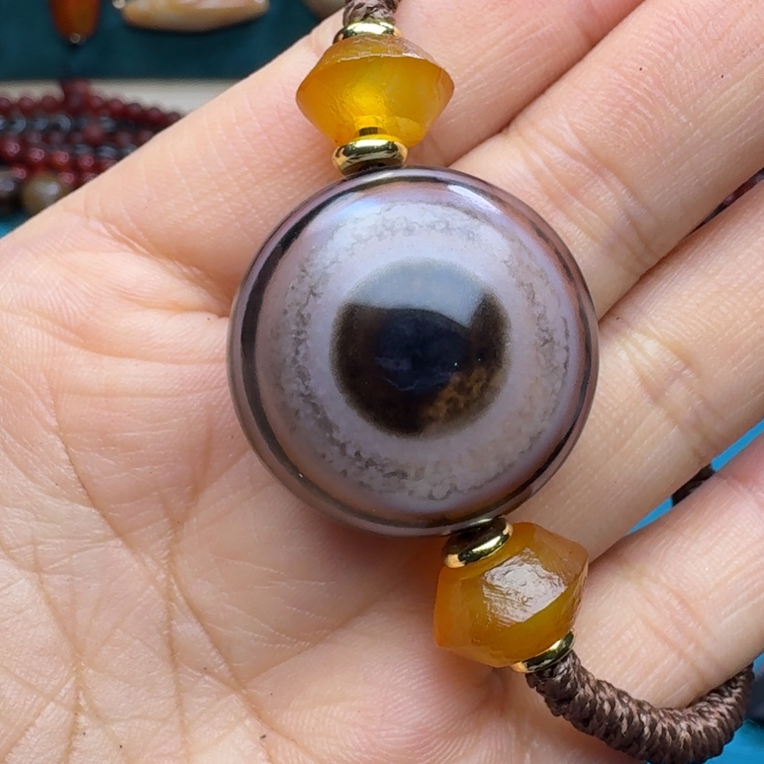 玛瑙/玉髓未镶嵌项链