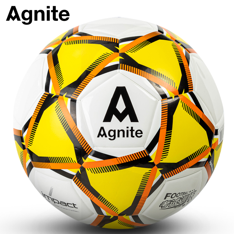 安格耐特FE104_5号TPU贴皮足球(橙+黄+白)